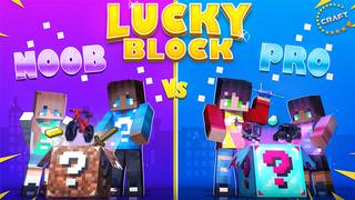 Thumbnail of the Minecraft Bedrock Marketplace product Noob vs Pro Lucky Block created by The Craft Stars.
