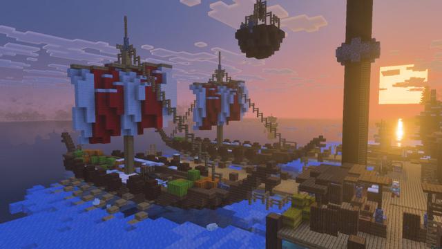 Screenshot of the Minecraft Bedrock Marketplace product Norse City created by The Craft Stars.
