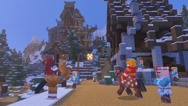 Screenshot of the Minecraft Bedrock Marketplace product Norse City created by The Craft Stars.