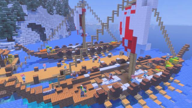 Screenshot of the Minecraft Bedrock Marketplace product Norse City created by The Craft Stars.