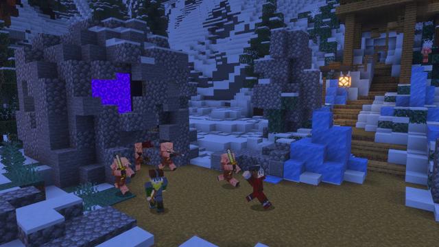 Screenshot of the Minecraft Bedrock Marketplace product Norse City created by The Craft Stars.