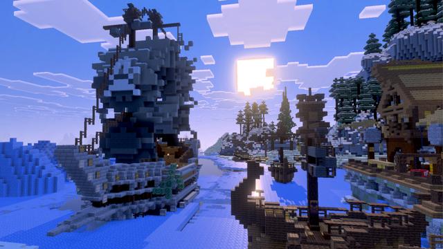 Screenshot of the Minecraft Bedrock Marketplace product Norse Viking Pirates created by The Craft Stars.