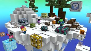 Screenshot of the Minecraft Bedrock Marketplace product One Block Lucky Block created by The Craft Stars.