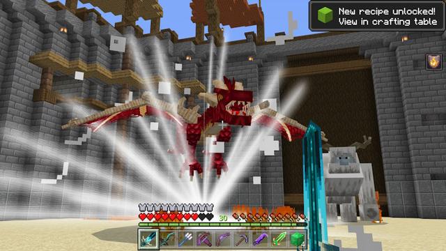 Screenshot of the Minecraft Bedrock Marketplace product OP Block Traders created by The Craft Stars.