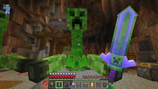 Screenshot of the Minecraft Bedrock Marketplace product OP Creeper Traders created by The Craft Stars.