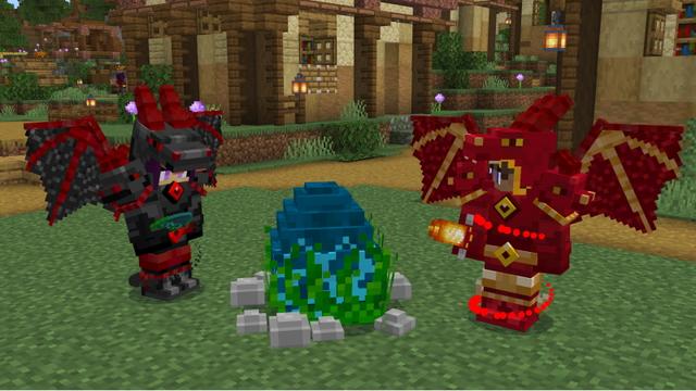Screenshot of the Minecraft Bedrock Marketplace product OP Dragons created by The Craft Stars.