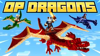 Thumbnail of the Minecraft Bedrock Marketplace product OP Dragons created by The Craft Stars.
