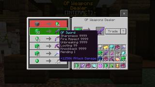 Screenshot of the Minecraft Bedrock Marketplace product OP Iron Golem Traders created by The Craft Stars.