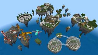 Screenshot of the Minecraft Bedrock Marketplace product OP Sky Base created by The Craft Stars.