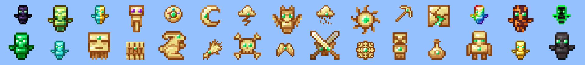 Panorama of the Minecraft Bedrock Marketplace product OP Totems created by The Craft Stars.