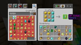 Screenshot of the Minecraft Bedrock Marketplace product OP Totems created by The Craft Stars.