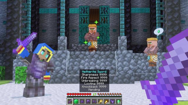Screenshot of the Minecraft Bedrock Marketplace product OP Traders Expansion created by The Craft Stars.