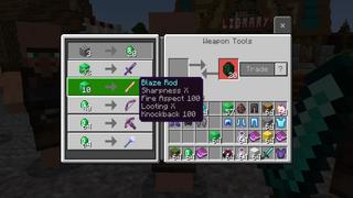 Screenshot of the Minecraft Bedrock Marketplace product OP Traders Expansion created by The Craft Stars.