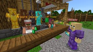 Screenshot of the Minecraft Bedrock Marketplace product OP Traders Expansion created by The Craft Stars.