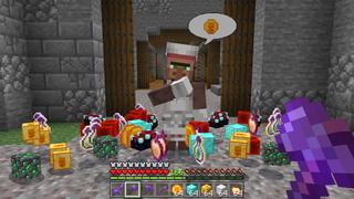 Screenshot of the Minecraft Bedrock Marketplace product OP Villagers Expansion created by The Craft Stars.