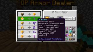 Screenshot of the Minecraft Bedrock Marketplace product OP Villagers Expansion created by The Craft Stars.