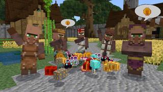 Screenshot of the Minecraft Bedrock Marketplace product OP Villagers Expansion created by The Craft Stars.
