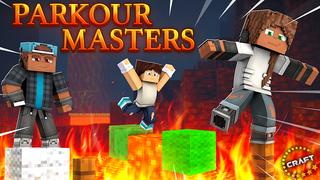 Thumbnail of the Minecraft Bedrock Marketplace product Parkour Masters created by The Craft Stars.