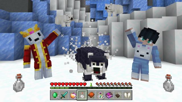 Screenshot of the Minecraft Bedrock Marketplace product Simulateur d'ours polaire created by The Craft Stars.