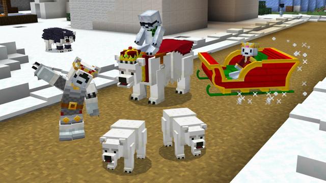 Screenshot of the Minecraft Bedrock Marketplace product Simulateur d'ours polaire created by The Craft Stars.