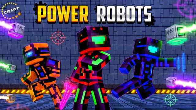 Thumbnail of the Minecraft Bedrock Marketplace product Power Robots created by The Craft Stars.