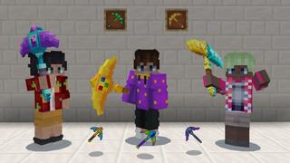 Screenshot of the Minecraft Bedrock Marketplace product PRO PICKAXE - 20+ Pickaxes created by The Craft Stars.