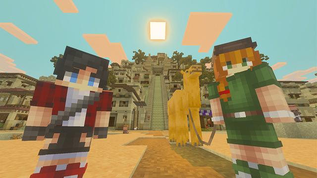 Screenshot of the Minecraft Bedrock Marketplace product Pyramid City created by The Craft Stars.