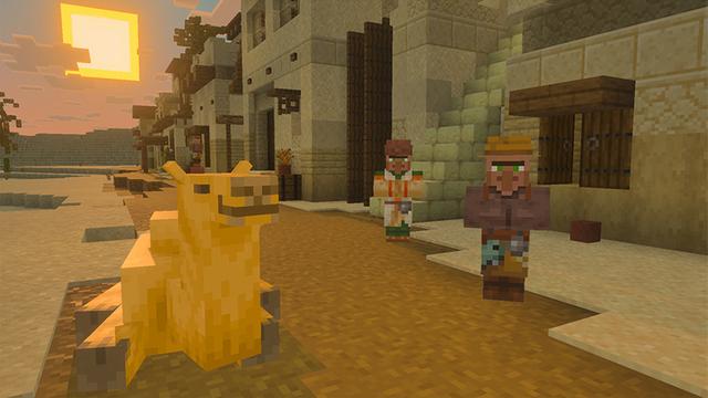 Screenshot of the Minecraft Bedrock Marketplace product Pyramid City created by The Craft Stars.