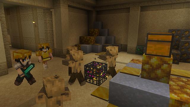 Screenshot of the Minecraft Bedrock Marketplace product Pyramid City created by The Craft Stars.
