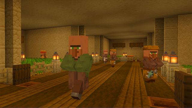 Screenshot of the Minecraft Bedrock Marketplace product Pyramid City created by The Craft Stars.