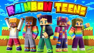 Thumbnail of the Minecraft Bedrock Marketplace product Rainbow Teens created by The Craft Stars.