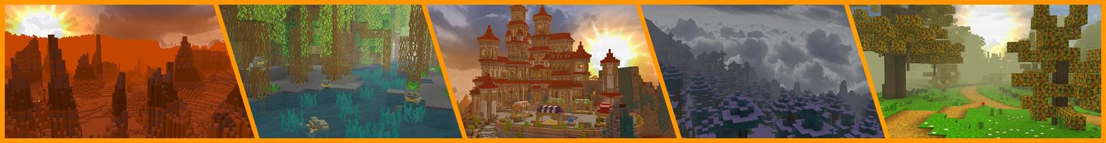 Panorama of the Minecraft Bedrock Marketplace product Réalisme HD created by The Craft Stars.