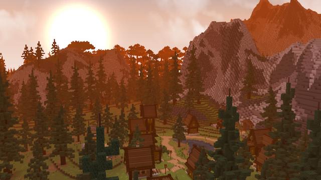 Screenshot of the Minecraft Bedrock Marketplace product Realism Reimagined created by The Craft Stars.