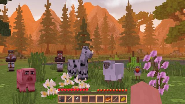 Screenshot of the Minecraft Bedrock Marketplace product Realism Reimagined created by The Craft Stars.