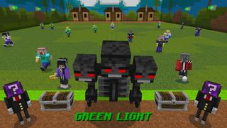 Screenshot of the Minecraft Bedrock Marketplace product Red Light - Green Light created by The Craft Stars.