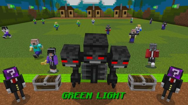 Screenshot of the Minecraft Bedrock Marketplace product Red Light - Green Light created by The Craft Stars.
