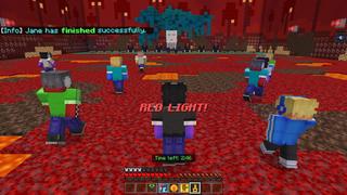 Screenshot of the Minecraft Bedrock Marketplace product Red Light - Green Light created by The Craft Stars.