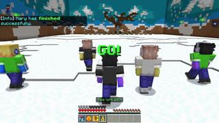 Screenshot of the Minecraft Bedrock Marketplace product Red Light - Green Light created by The Craft Stars.