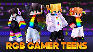 Thumbnail of the Minecraft Bedrock Marketplace product RGB Gamer Teens created by The Craft Stars.