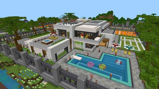 Screenshot of the Minecraft Bedrock Marketplace product Sanctuary Mansion created by The Craft Stars.
