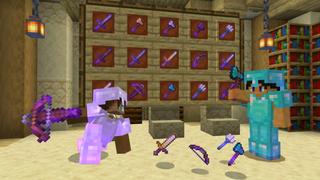 Screenshot of the Minecraft Bedrock Marketplace product Sand Castle Base created by The Craft Stars.