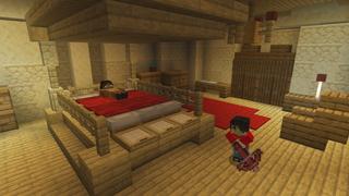 Screenshot of the Minecraft Bedrock Marketplace product Sand Castle Base created by The Craft Stars.
