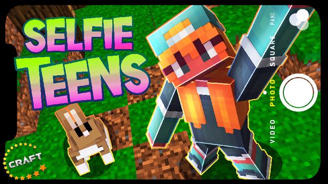 Thumbnail of the Minecraft Bedrock Marketplace product Selfie Teens created by The Craft Stars.