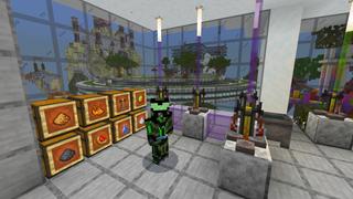 Screenshot of the Minecraft Bedrock Marketplace product Skyblock Sci-Fi created by The Craft Stars.
