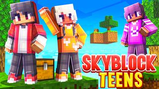 Thumbnail of the Minecraft Bedrock Marketplace product Skyblock Teens created by The Craft Stars.
