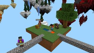 Screenshot of the Minecraft Bedrock Marketplace product SkyBlock created by The Craft Stars.
