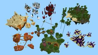 Screenshot of the Minecraft Bedrock Marketplace product SkyBlock created by The Craft Stars.