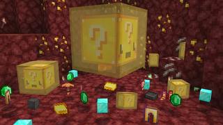 Screenshot of the Minecraft Bedrock Marketplace product Slime Lucky Blocks created by The Craft Stars.