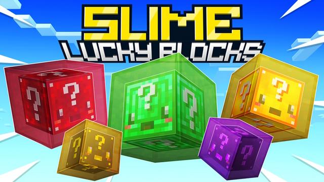Thumbnail of the Minecraft Bedrock Marketplace product Slime Lucky Blocks created by The Craft Stars.