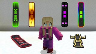 Screenshot of the Minecraft Bedrock Marketplace product Snowboards created by The Craft Stars.